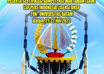 LSP Pers Indonesia Sertifikasi 35 Wartawan Utama di Batam