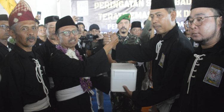 Pelaksanaan Penyerahan Tanah dan Air Antar Perwapus Lampung – Banten