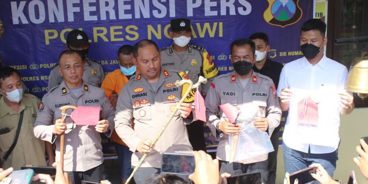 Oknum Guru Spiritual Bejad Moral Diamankan Polres Ngawi
