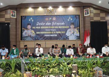 Di Hari Bhayangkara ke – 76 Polres Magetan Gelar Dzikir dan Istighosah