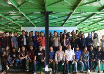 Kapolres Baru PIRAMIDA(Ngopi Bareng Awak Media) di Magetan Park