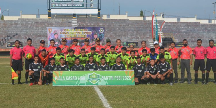 Dandim 0804/Magetan Sukseskan Pembukaan Liga Santri PSSI Piala Kasad Tahun 2022 Tingkat Korem 081/Dsj