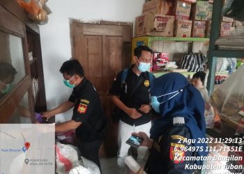 Gempur Rokok Ilegal, Petugas Gabungan Tuban Lakukan Operasi