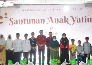 Bupati Magetan Hadiri Santunan Anak Yatim Piatu di Pasar Parang