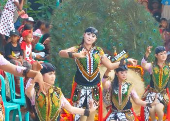 Menyambut Bulan Muharram, Warga Lembeyan Kulon Gelar Doa Bersama Dan Kesenian Reog