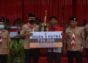 Dandim 0811 Tuban Bersama Forkopimda Ikuti Apel Besar Hari Pramuka Ke – 61 Tahun