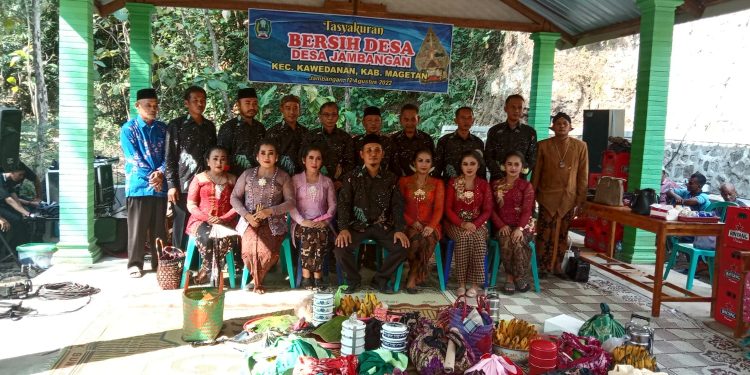 Lestarikan Budaya, Pemdes Jambangan Kawedanan Magetan Gelar Tandakan/Tayub