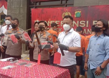 Polsek Pagedangan Polres Tangerang Selatan bekuk 4 pelaku Curanmor