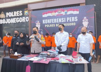 Para Pelaku Judi Online Diamankan Satreskrim Polres Bojonegoro