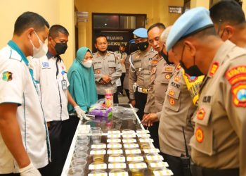 Polres Magetan Gelar Tes Urine Dadakan Terhadap Anggota