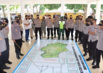Polres Tuban Gelar Apel Kesiapan Pengamanan Pengesahan Warga PSHT