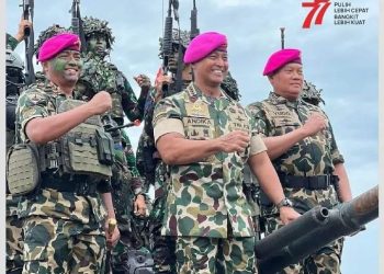 Panglima TNI Andika Perkasa Jadi Warga Kehormatan Korps Marinir