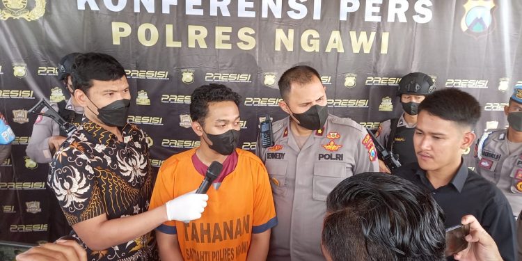 Polres Ngawi Berhasil Tangkap Pelaku Pembunuhan Kurang Dari Sepekan