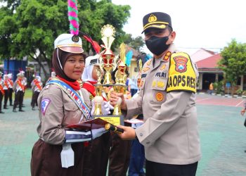 Sambut HUT ke 67 Lalu Lintas, Polres Magetan Gelar Lomba Polisi Cilik