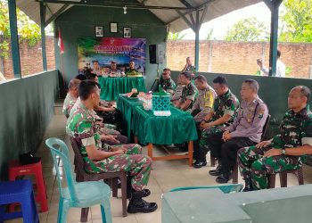 Sinergitas Polsek Widang Polres Tuban di HUT TNI Ke – 77