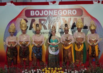 Representasikan Budaya Majapahit hingga Era Jepang Dalam Semarak Bojonegoro Night Carnival