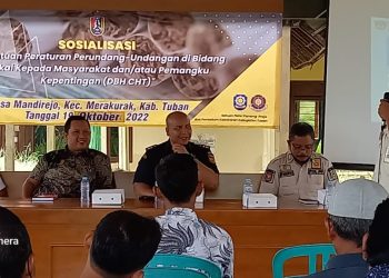 GEMPUR ROKOK ILEGAL, PEMKAB TUBAN BERSAMA DENGAN KPPBC TMP C BOJONEGORO GENCAR MELAKUKAN SOSIALISASI