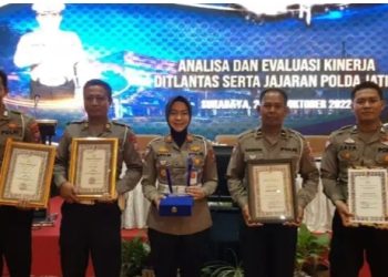 Satlantas Polres Tuban Mendapatkan 5 Penghargaan