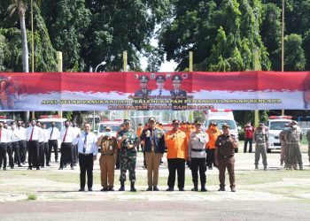 Apel Gelar Pasukan dan Perlengkapan Penanggulangan Bencana Kabupaten Tuban 2022
