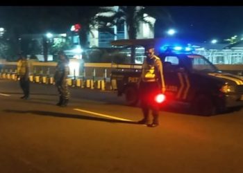 Sinergitas TNI-Polri Lakukan Patroli Malam Jaga Harkamtibmas