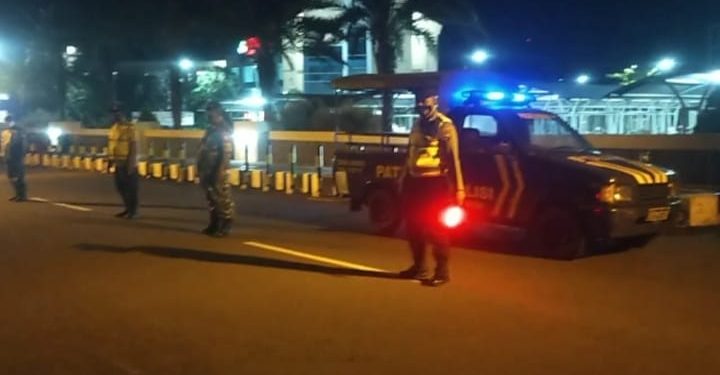 Sinergitas TNI-Polri Lakukan Patroli Malam Jaga Harkamtibmas