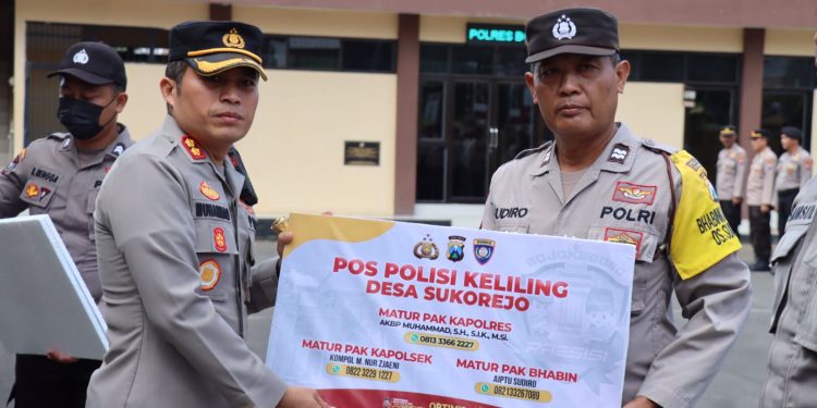 Matur Pak Kapolres dan Pak Kapolsek, Program Polres Bojonegoro Peduli Kondusifitas di Masyarakat