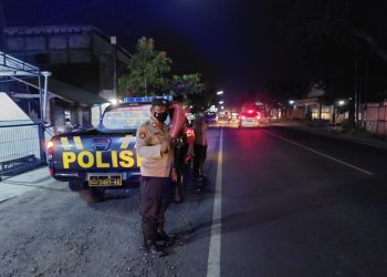 Polres Kediri Bersama Polsek Jajaran Serentak Laksanakan Patroli Jaga Harkamtibmas
