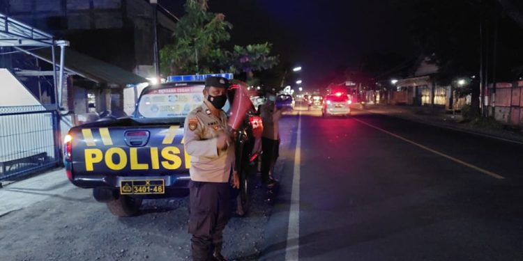 Polres Kediri Bersama Polsek Jajaran Serentak Laksanakan Patroli Jaga Harkamtibmas