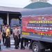 Jajaran Polres Kediri Kirim Bansos Logistik Korban Gempa Cianjur