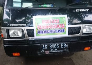 Ulama Peduli Bencana : Pondok Bendo Pare Kediri Jatim Kirim Bantuan Buat Korban Gempa Cianjur