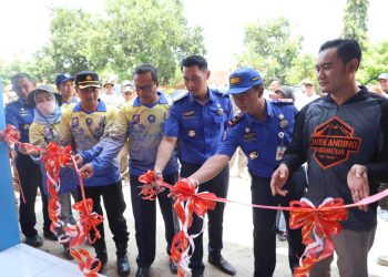 PERESMIAN POS SATPOL PP DAN DAMKAR SINGGAHAN PERCEPAT RESPONSE TIME