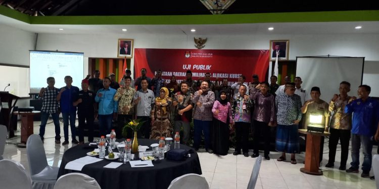 KPUD Kabupaten Mojokerto Gelar Uji Publik Penataan Dapil dan Alokasi Kursi Anggota Legislatif Pada Pemilu 2024