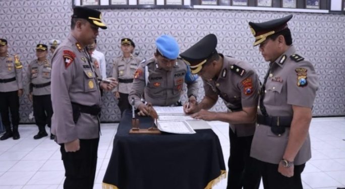 Pergantian 3 PJU di Polres Bojonegoro