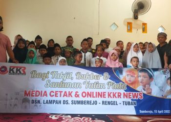 Media Kaki-kaki Rakyat Bagi Takjil, Bukber dan Santunan Anak Yatim