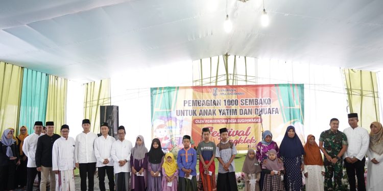 Gebyar Safari Ramadhan Desa Sugihwaras, Mas Lindra : 77 Persen Warga Tuban Sudah Tercover Jamsos