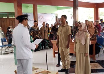 Dua Perangkat Desa Kebuntunggul Resmi Dilantik