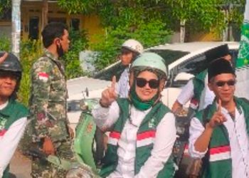 Konvoi Pakai Vespa DPC PKB Kabupaten Mojokerto Daftarkan Calegnya
