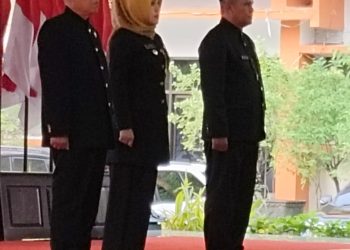 98 Pejabat, 3 Diantaranya Kepala OPD Dilingkup Pemkab Mojokerto Resmi Dilantik Bupati Ikfina