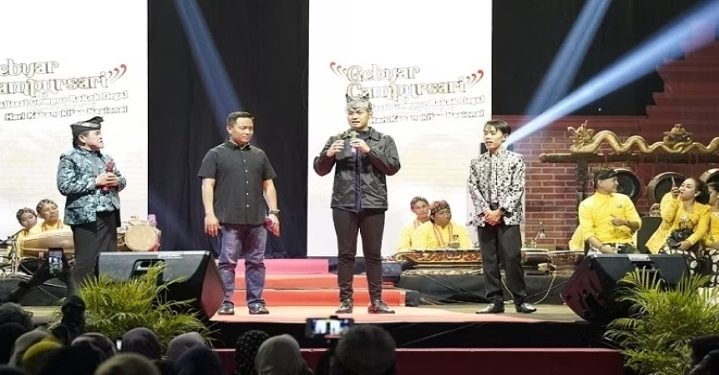 Seniman Kirun Cs, Pukau Masyarakat Tuban, Dalam Gebyar Campursari Sosialisasi Gempur Rokok Ilegal dan Harkitnas