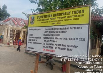 Terkesan Asal jadi, Proyek Dispertan Dipertanyakan