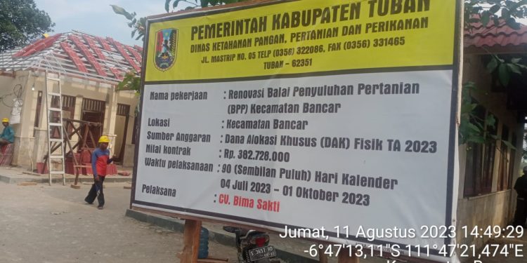 Terkesan Asal jadi, Proyek Dispertan Dipertanyakan