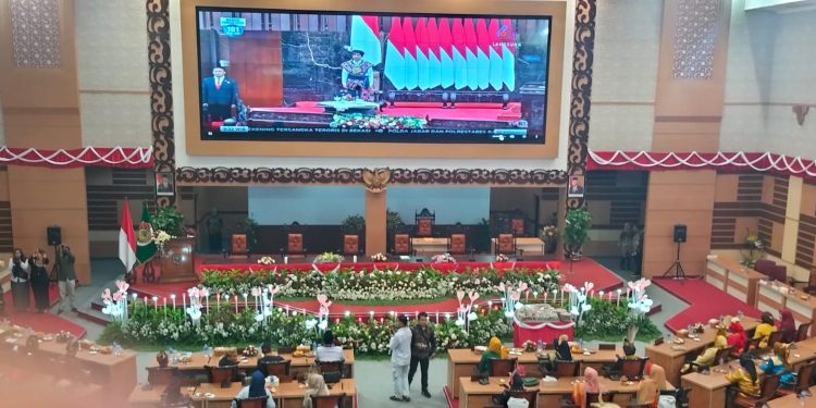 Agenda Rapat Paripurna DPRD Kabupaten Mojokerto Dengarkan Pidato Kenegaraan Presiden Jokowi