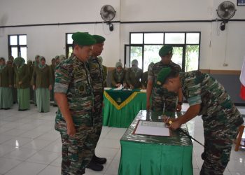 Dandim 0811 Tuban Pimpin Serah Terima Jabatan Danramil Dan Perwira Staf