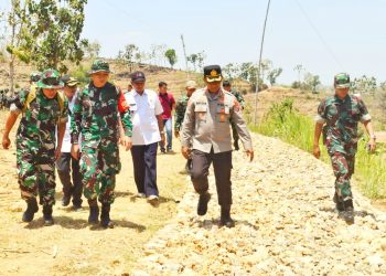 Pesan Dandim 0811 Tuban  Saat Tinjau Lokasi Sasaran TMMD Ke _ 118 TA 2023