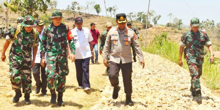 Pesan Dandim 0811 Tuban Saat Tinjau Lokasi Sasaran TMMD Ke _ 118 TA 2023