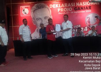 Deklarasi Nasional Relawan  Projo Ganjar Sukses Dilaksanakan