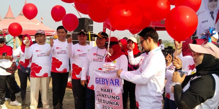 Peduli Kesehatan Jantung, Melalui RSUD RA. Basoeni Pemkab Mojokerto Gelar Senam Sehat Jantung