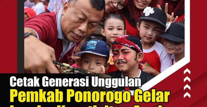 Cetak Generasi Unggulan, Pemkab Ponorogo Gelar Lomba Kreativitas Anak