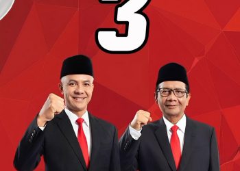 Pasangan Ganjar-Mahfud dapat Nomor 3, Pendukung : Metal, Enggak Ada Lawan