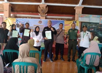 422 Sertifikat Tanah Program PTSL Desa Bejijong Dibagikan ke Masyarakat